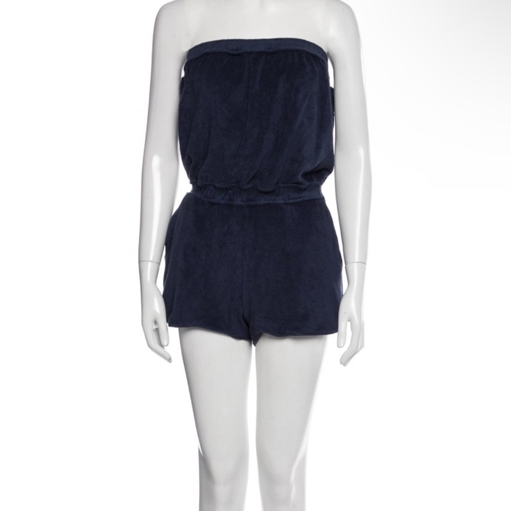 NWT Rivet Utility Strapless Romper - Picture 2 of 6